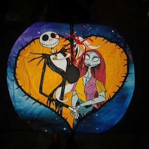 Jack & Sally tree skirt